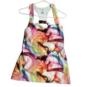 Active Wear Racerback Tank Top With Built In Bra by Old Navy Sports Top Size XL